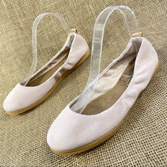 Toms Shoes - Tom's Ballet flats  Suede Slip On Pink size 7.5